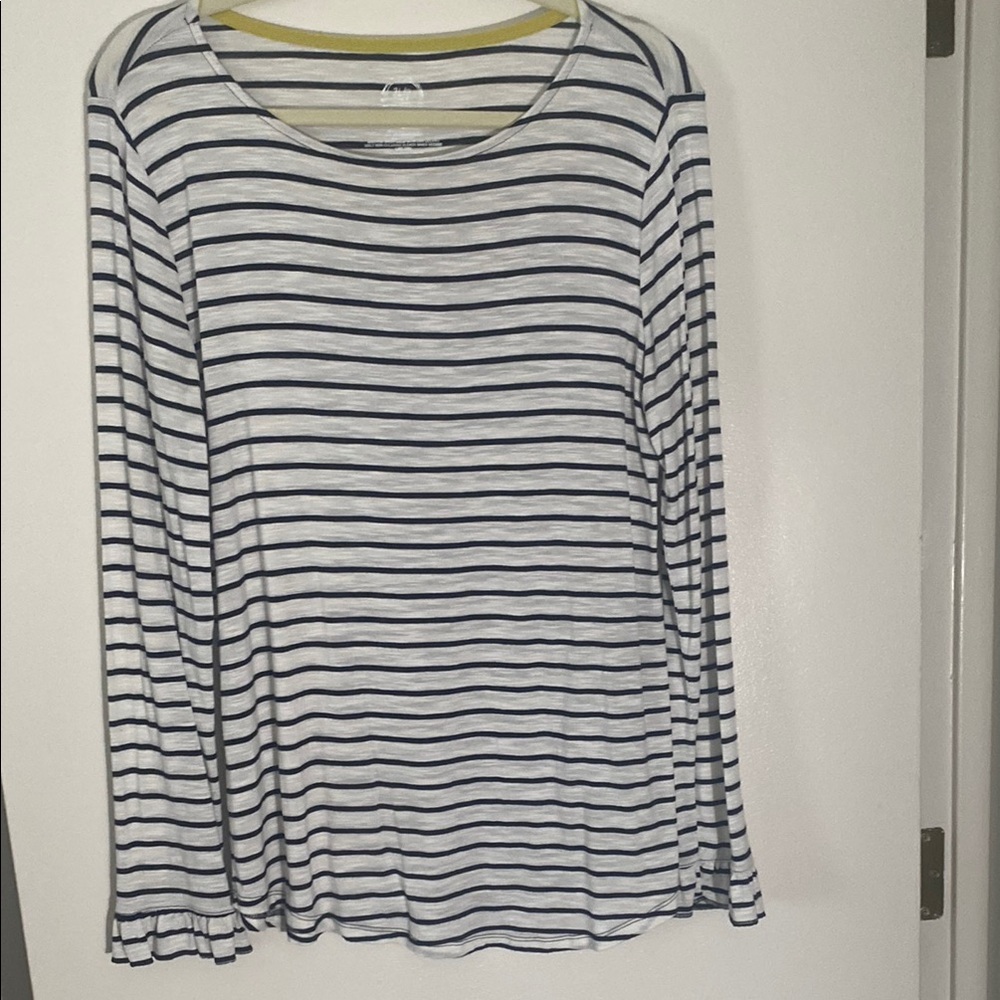 Striped Long Sleeve Top